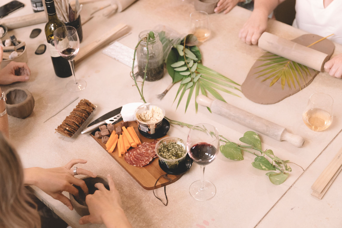 Clay & Wine Class