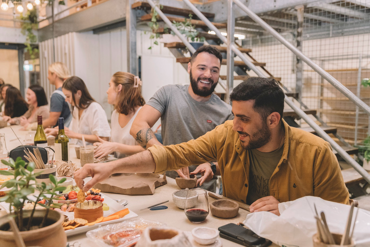 Clay & Wine Class