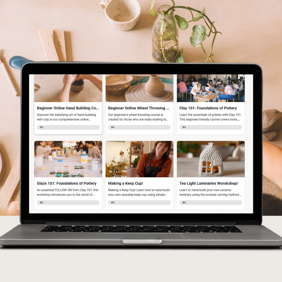 Your First Year of Pottery – All Inclusive Online Courses